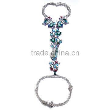 Luxury Geometric Crystal Gems Sexy Body Chain Jewelry for Pretty Girls photo-5