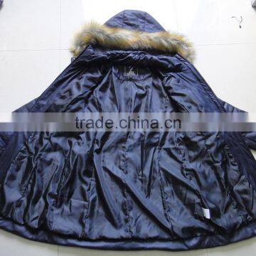 Women Fake Fur Hood Suede Winter Long Jacket photo-3