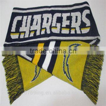 Football Culb Knitting Scarf Sports Fans Knitted Scarf Winter Knitted Scarf photo-2