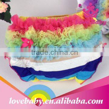 Wholesale New Desgin Cotton Cute Baby Ruffle Bloomer Baby Diaper Cover photo-6