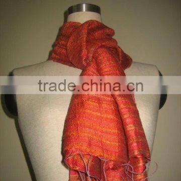 Raw Silk Scarf