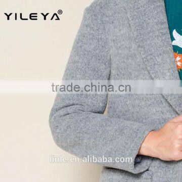 Latest Cute Thick Plain Orange Russian Winter Coat, Women Trench Coat, Ladies Office Coat photo-5