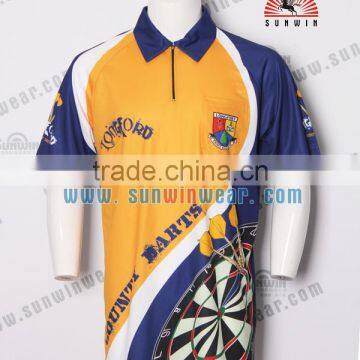 dye sublimation dart wear / cheap custom darts jersey wholesale