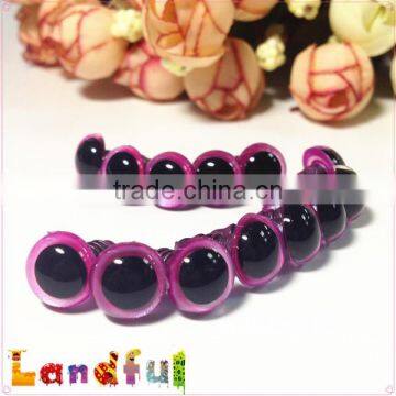 10mm Metallic Colored Amigurumi Doll Handmade Purple Toy Eyes photo-6