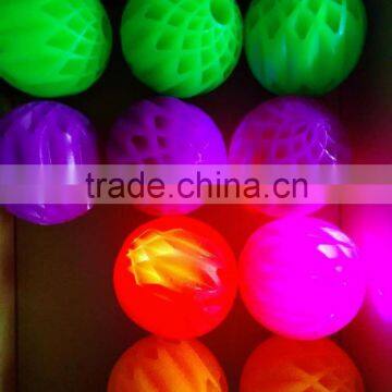 2015 New Launch Honeycomb Hole TPR Rubber Bounce Ball Flashing Skip Ball Squish Ball photo-2