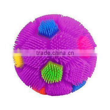 Funny colourful puffer ball inflatable ball toy