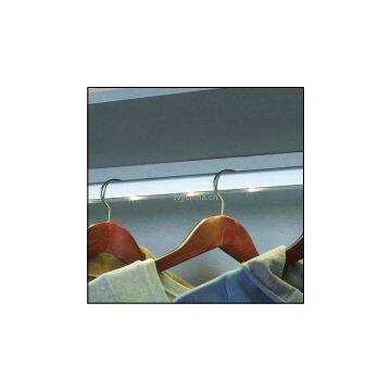 Gold Color LED Closet Rod With AAA Battery For Wardrobe Lighting photo-2