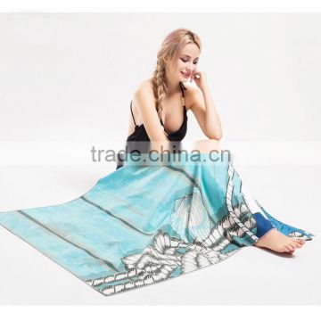 microfiber custom design leisure towel,100% cotton reactive printed beach towel , reactive printing wholesale bath towels