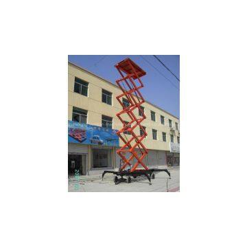 SJY Four-wheels Mobile Scissor Lift photo-3