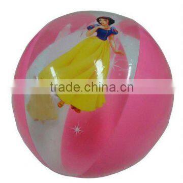 Wholesale Printed Snow White Princess Inflatable PVC Beach Ball