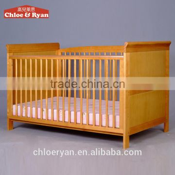 New Zealand pine solid wooden baby bed junior bed baby cots designs