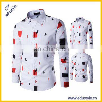 High Quality Custom Men'S Printed Casual Shirts