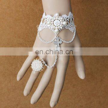 Elegant White Bracelet Ring Bridal Favors Wedding Gifts