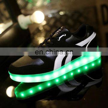 Wholesale Latest Fashion Night Club Shoes for Men Rechargeable Light Up LED Shoes Sneakers photo-2
