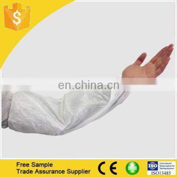 Xiantao Non Woven Disposable Waterproof PE/CPE White Sleeve Cover