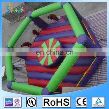 2016 Custom Factory price inflatable wipeout, wipeout inflatable obstacle course for sale