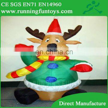 Outdoor Decorations Inflatable Moose, Christmas Inflatable Reindeer, Home Ornament Inflatable Elk