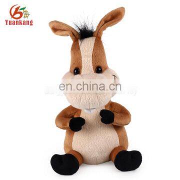 Custom stuffed animals plush cartoon donkey soft toy