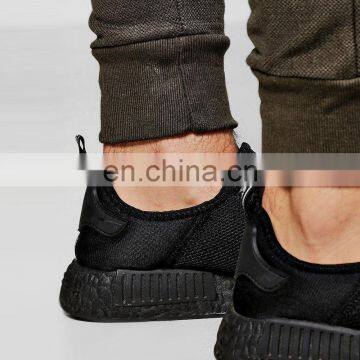 Mens Sportwear 100% Cotton Jersey Cuffed Joggers In Slim Fit