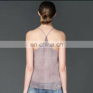 T-WV001 Women Vests Bulk Sexy Chiffon Camisole photo-3