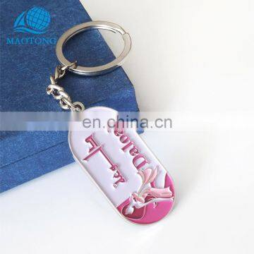 Cheap Custom Made High End Metal Keychain Keyrings High Quality Embossed Key Chain Mnaker photo-2