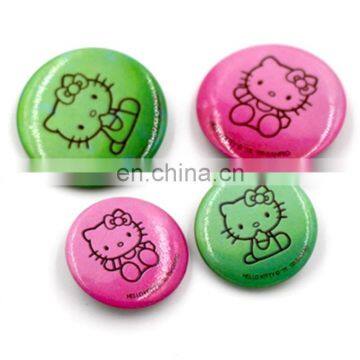 Cute Hello Kitty metal pin badge, custom logo pin badge with safety pin