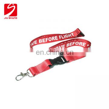 Customized Advertising Cheap Sublimation Zip Pouch Lanyard