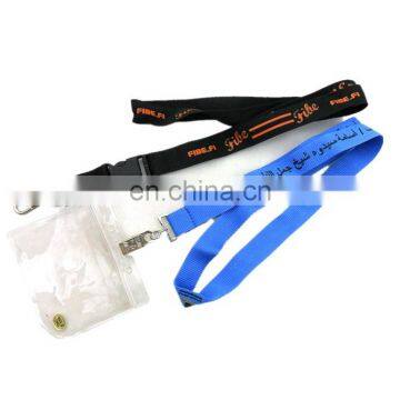 wholesale polyester neck lanyard with customized logo