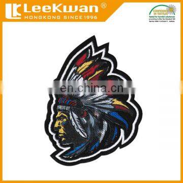 Dye Sublimation Patch Of Indian Head Style,Indian Head Dye Sublimation Patch,Heat Transfer Printing Patch