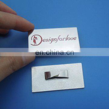 Design For Love Imprint Bag Plate With U Clip