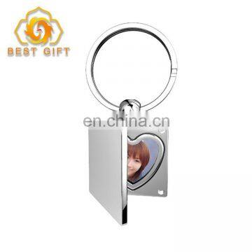 Custom Fashion 3D Design Photo Frame Keychains For Souvenir