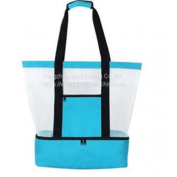 Light summer beach bags with cooler bag for women