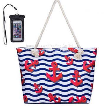 Large waterproof tote beach bag for travel from China