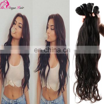 Full stock factory price high quality grade 7a chinese virgin hair natural color and wave chinese hair bundles