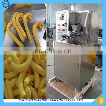 Factory Price Automatic Hollow Corn Puff Snack Extruding Machine Ice Cream Cone Bulking puffed corn stick making Machine