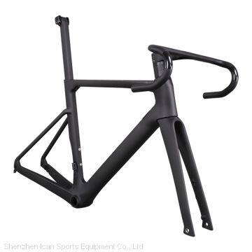 Wholesale Light T700+T800 AERO Disc Carbon Road Frame for Road Bicycles photo-3