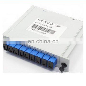 FTTH 4 8 16 Way Plug in Type Cassette Box SC UPC Connector Fiber Optical PLC Splitter photo-5