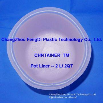 2L paint canister shell pot liner