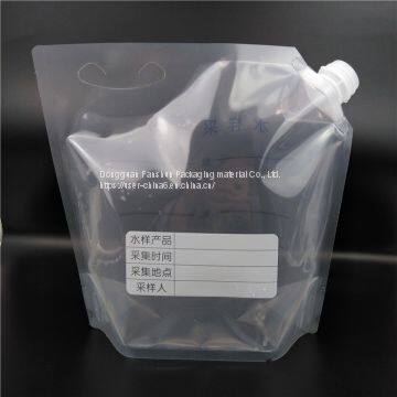 Made in China 5L Cow Milk PET Plastic Filling Bag/empty Stand up Large Spout Soft Composite Plastic Bag photo-5