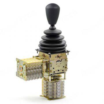 RunnTech 2 Axis Industrial Joystick Stepped Movement Spring Return for Crane Control