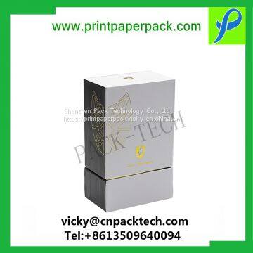 Bespoke Luxury Custom Printed Shoulder Style Boxes Double Color Packaging Boxes Flower Box Hair Extension Box photo-2