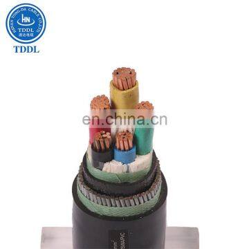 TDDL PVC Insulated 0.6/1kv 3 core copper power cable 185mm2 underground power cable