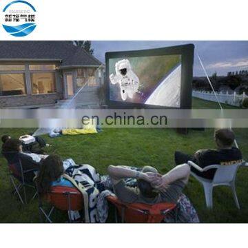 New design air floating billboard inflatable display screen on water/land