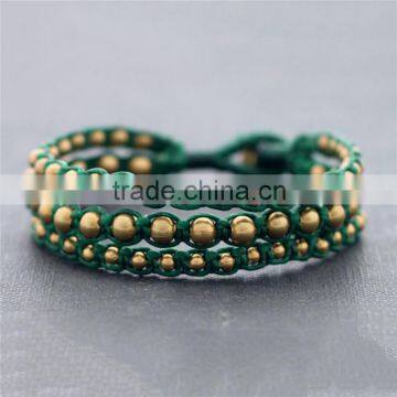 China Factory Green Bohemia Style String Roll Jewelry Chain XE09-199