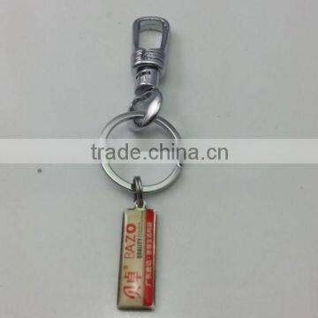 mouse shape and charm key chain/key ring