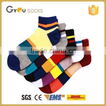 National fashion hot sale man's striped ankle socks