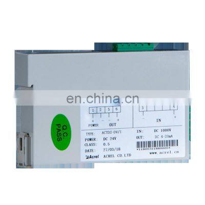 Hall DC Voltage Sensor Transducer ACTDS-DV/I In 100-1500V Out 4-20mA photo-2