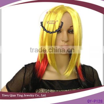 silk straight german synthetic hair wigs