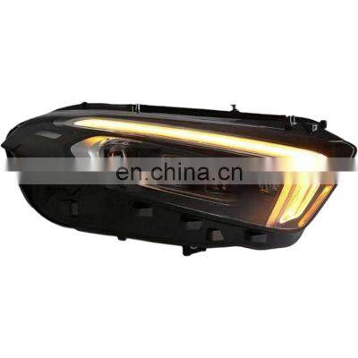 Upgrade to full led headlamp headlight with a touch of blue for mercedes benz A Class W177 A180 A200 head lamp 2019-2021