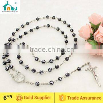 Acrylic Cross Beads Rosary